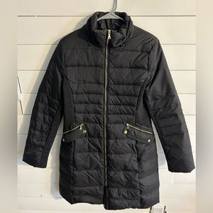 Black with gold zippers Express outdoor jacket